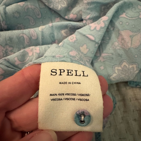 Spell Lovers Beach Maxi Dress Size L EUC - Picture 6 of 7